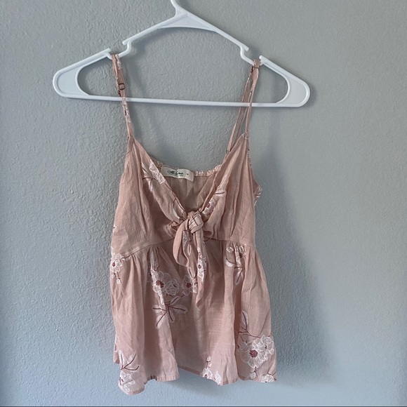 Tops - Blush Pink Floral Blouse